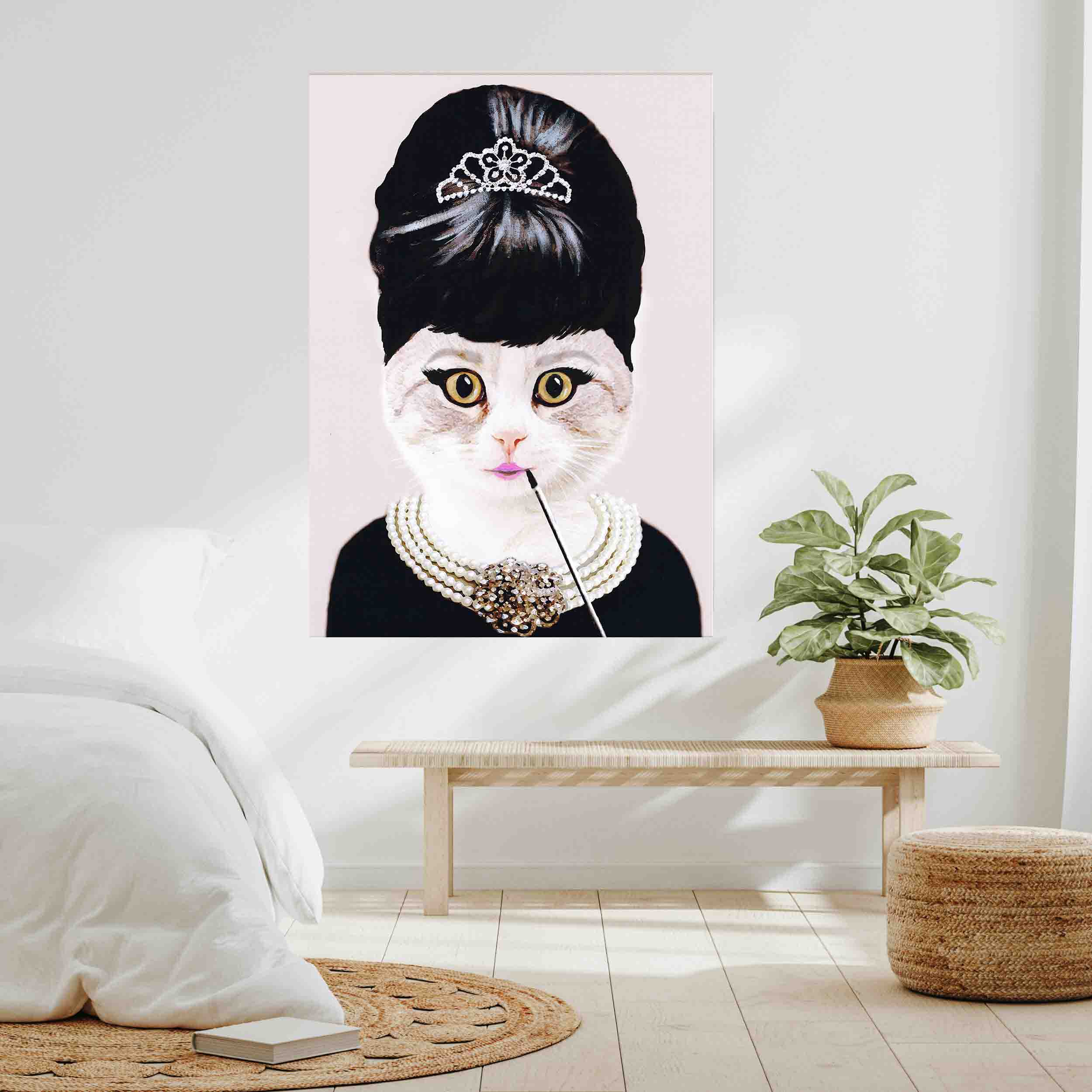 AUDREY HEPBURN CAT