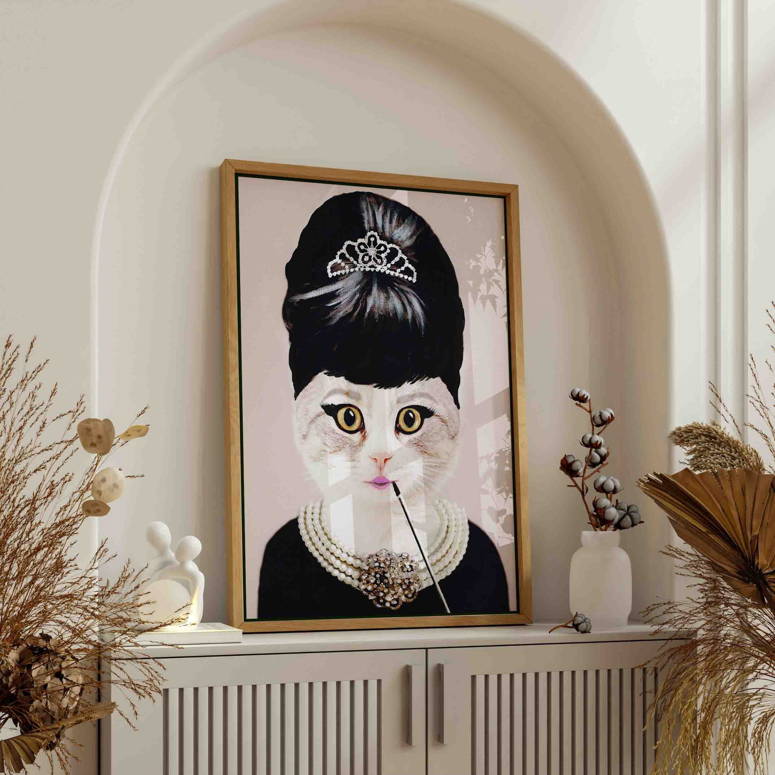 AUDREY HEPBURN CAT