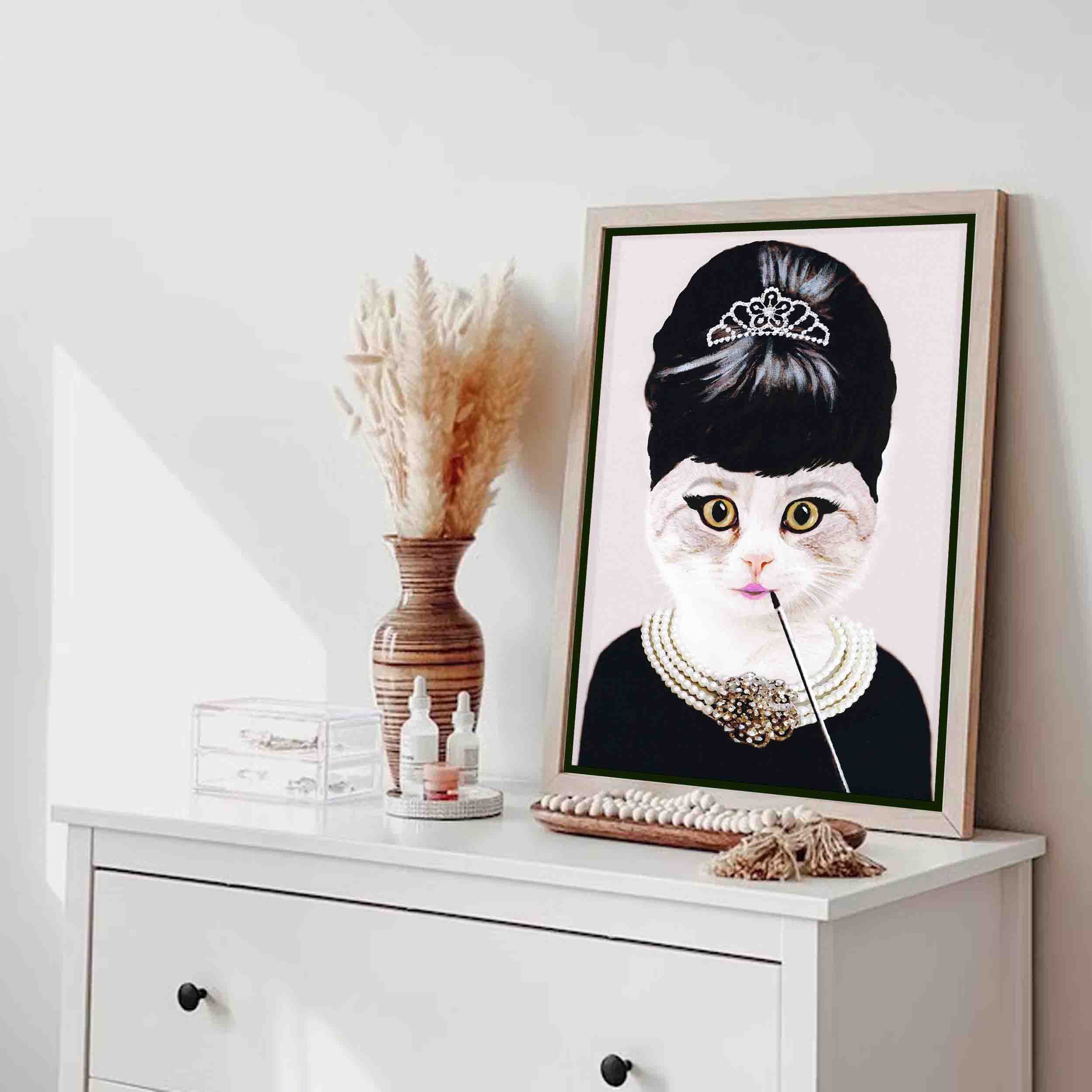 AUDREY HEPBURN CAT