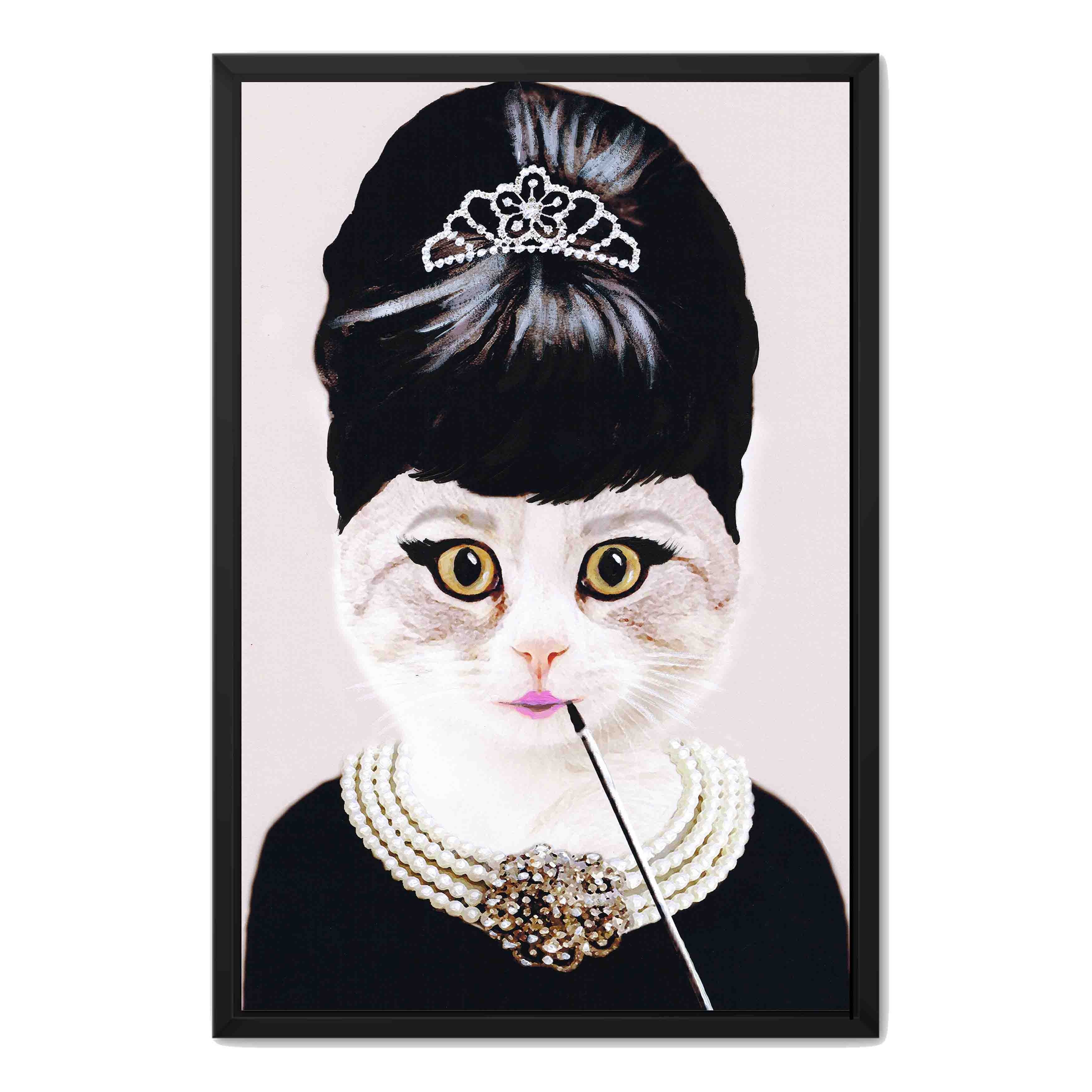 AUDREY HEPBURN CAT