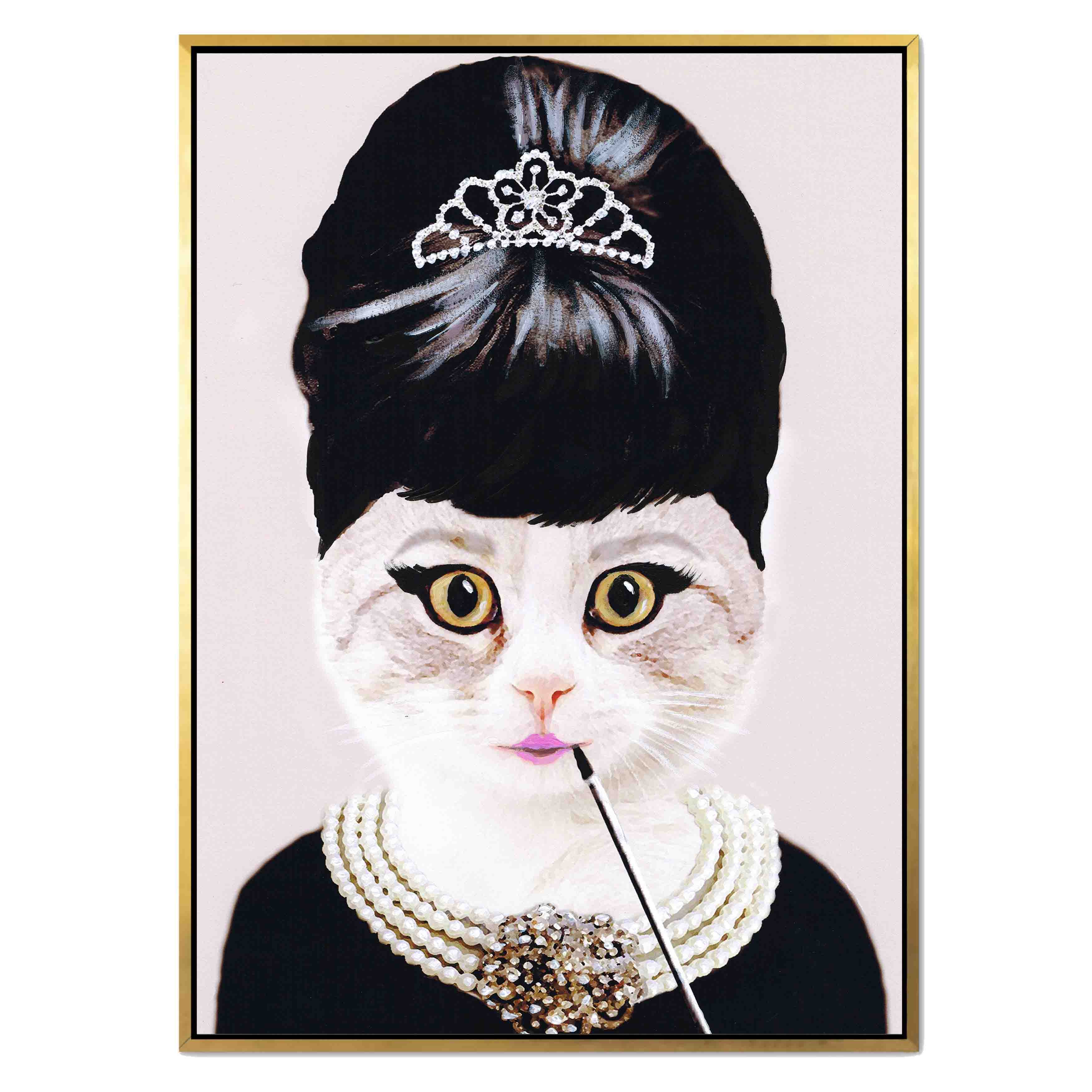 AUDREY HEPBURN CAT