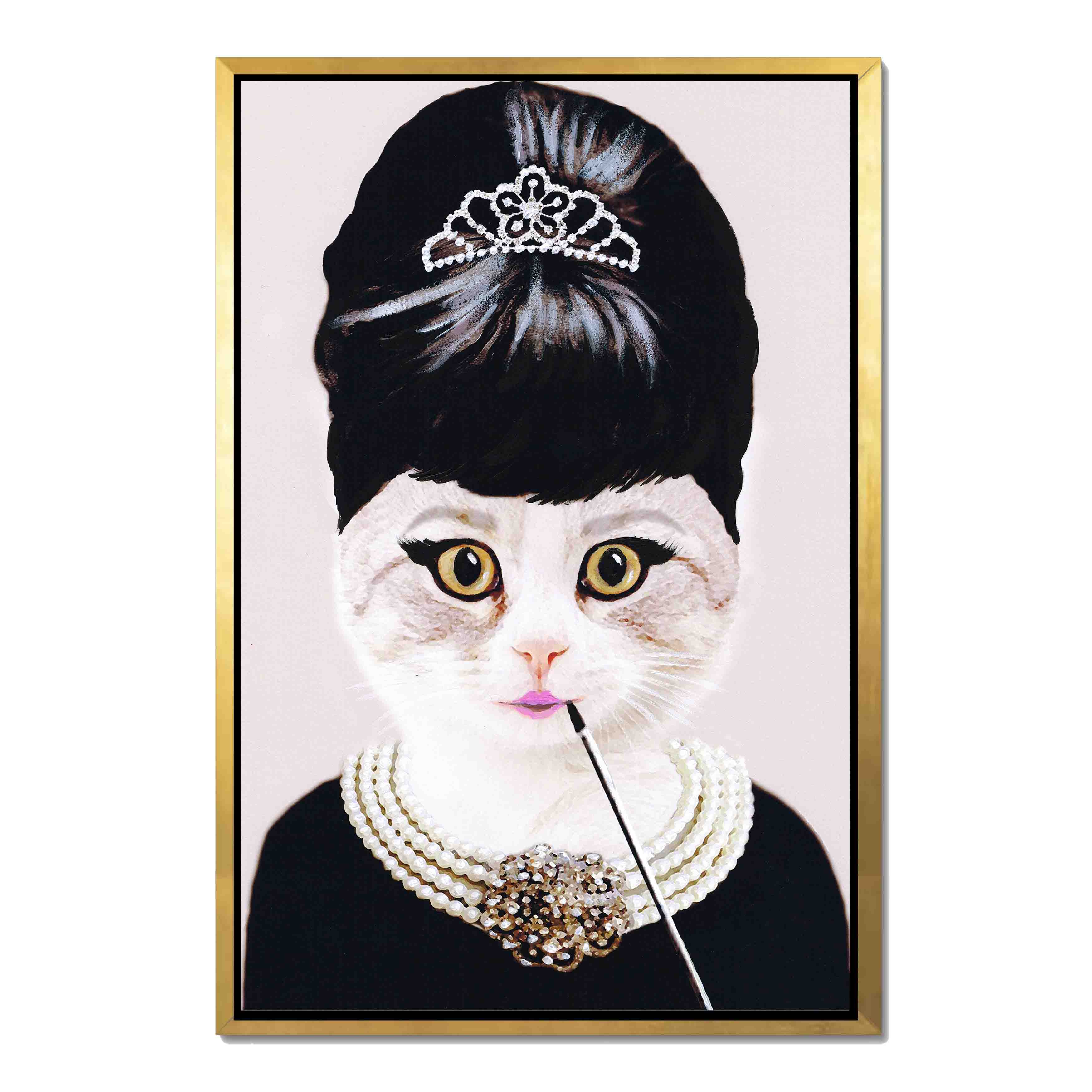AUDREY HEPBURN CAT