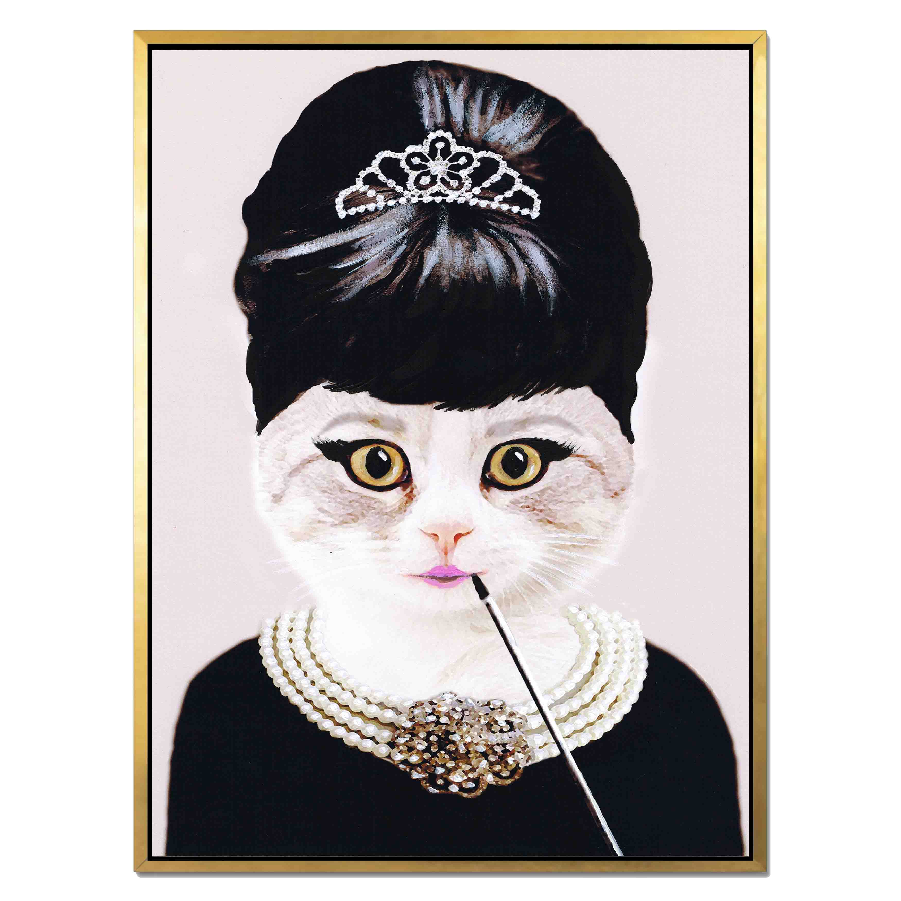 AUDREY HEPBURN CAT