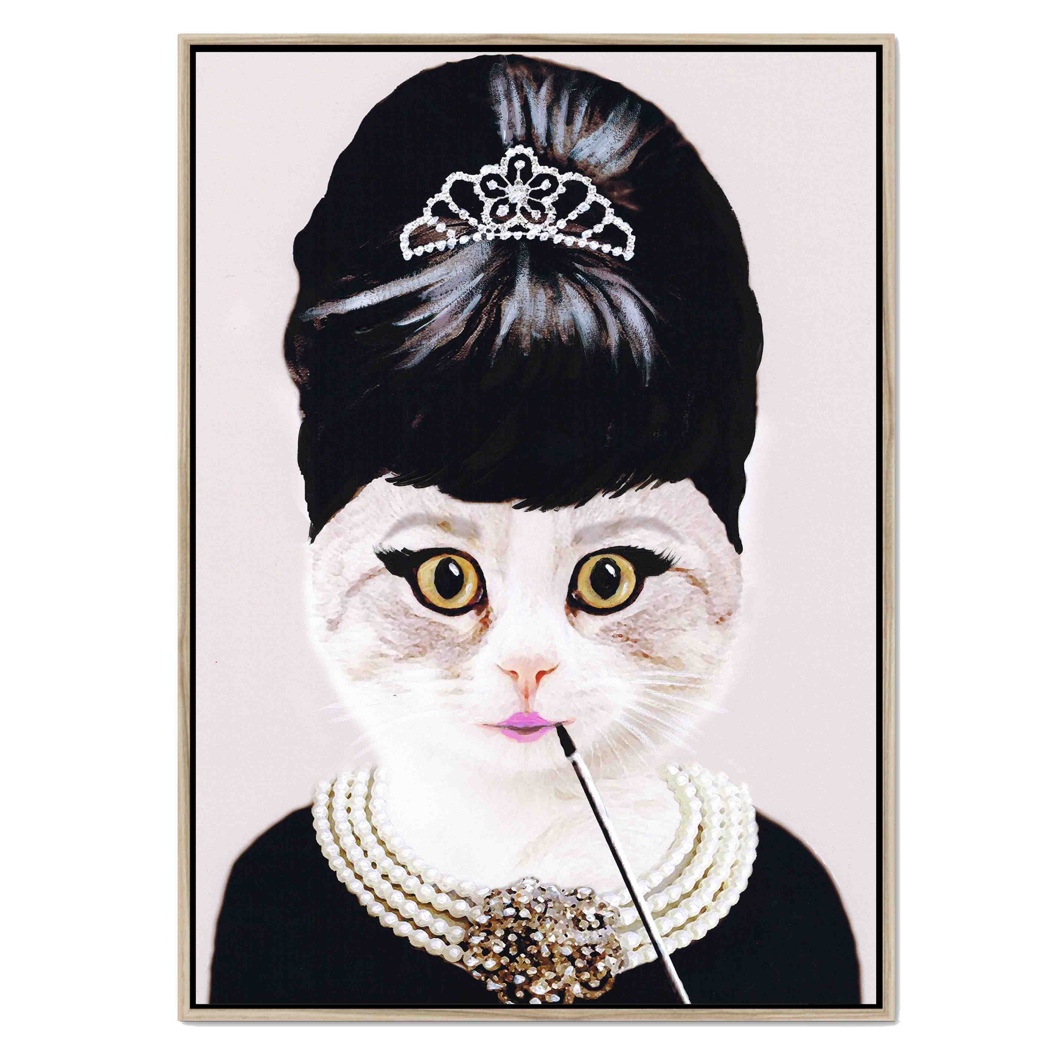 AUDREY HEPBURN CAT