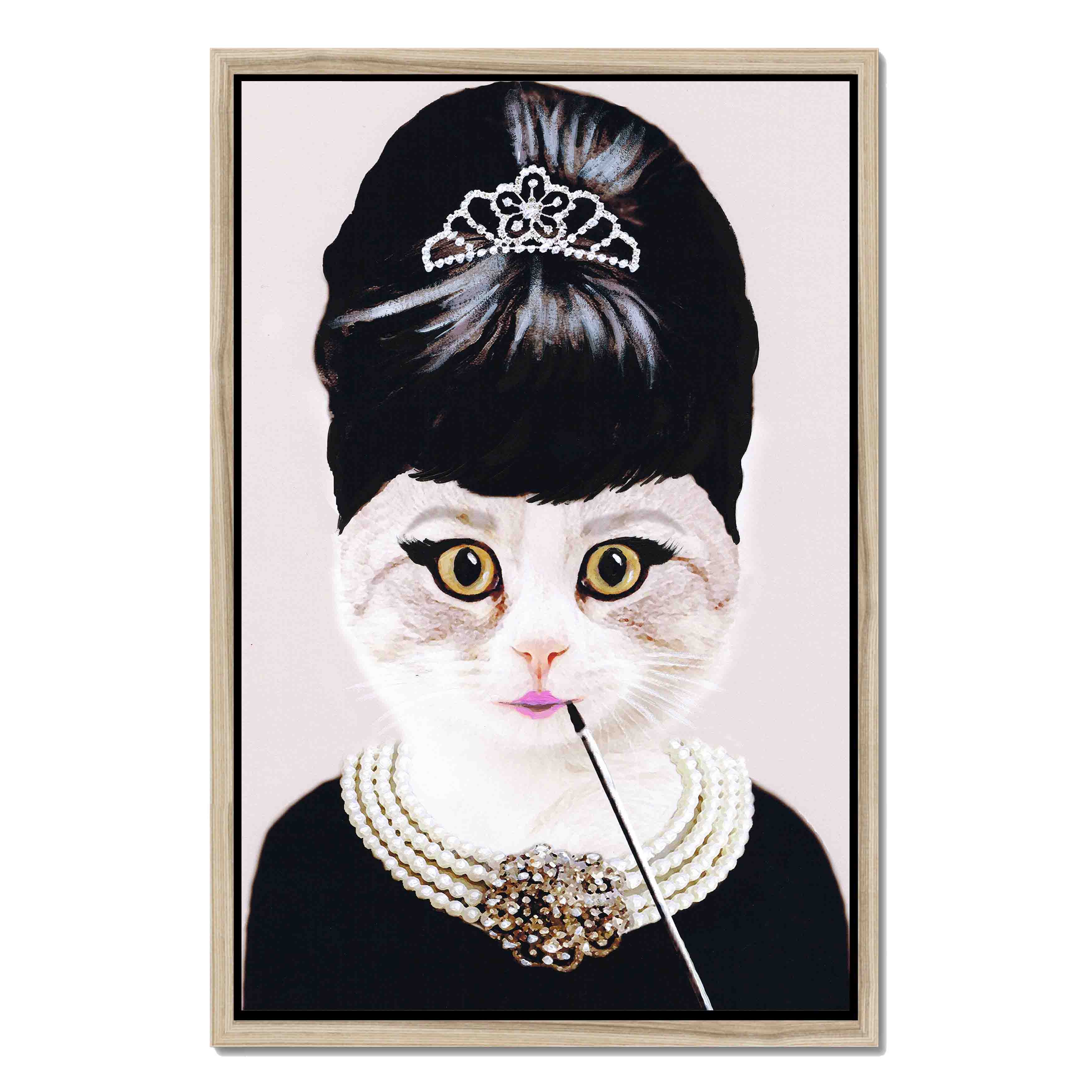 AUDREY HEPBURN CAT
