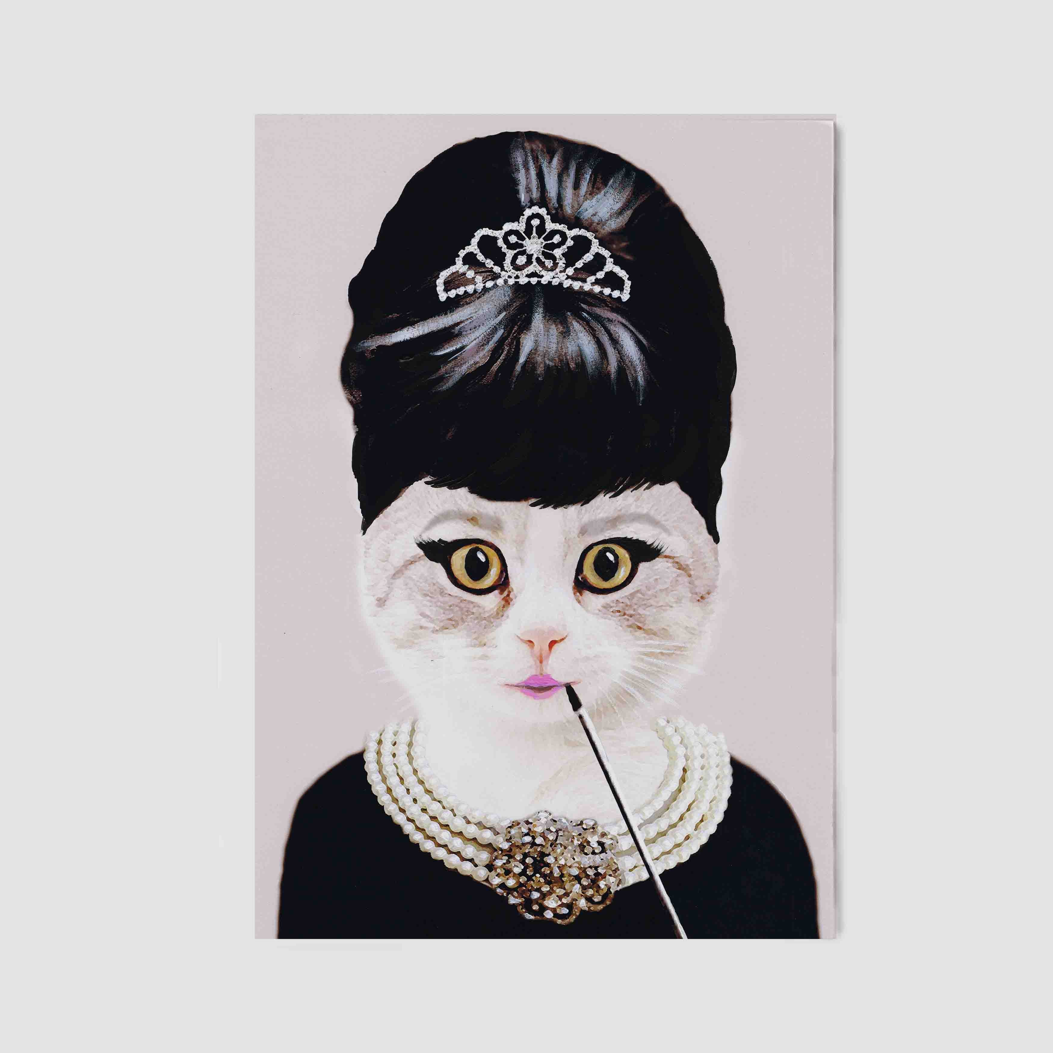 AUDREY HEPBURN CAT