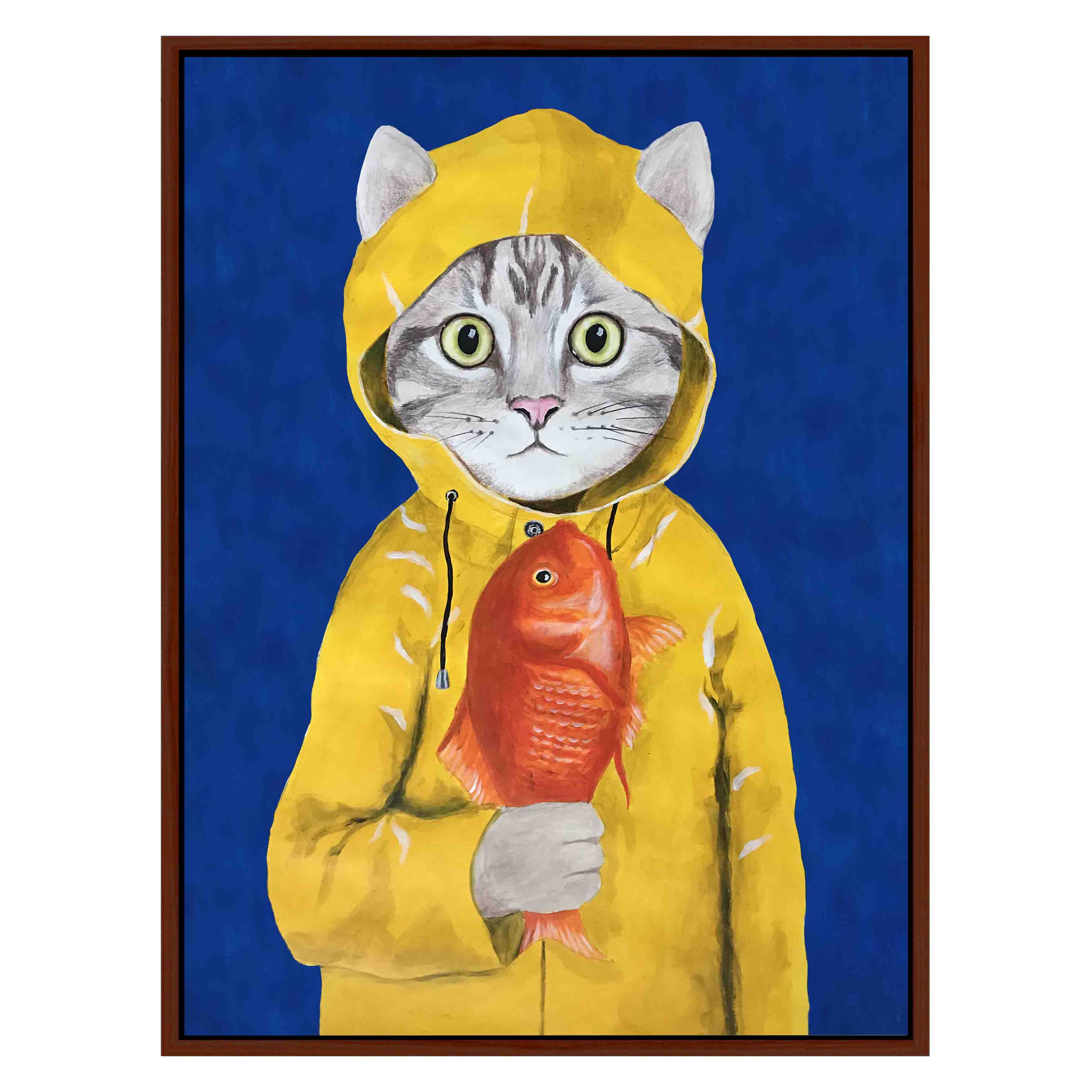CAT WITH FISH