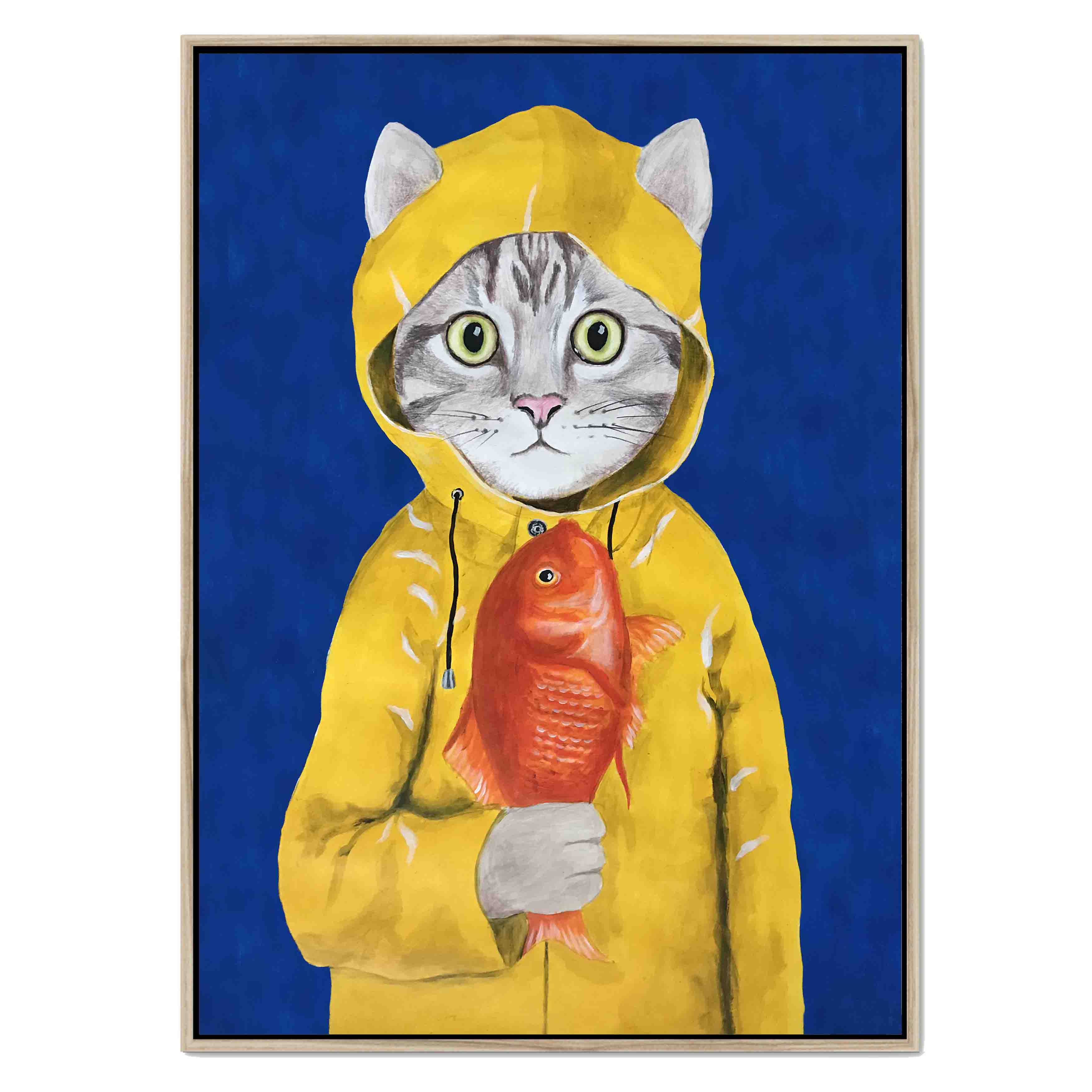 CAT WITH FISH
