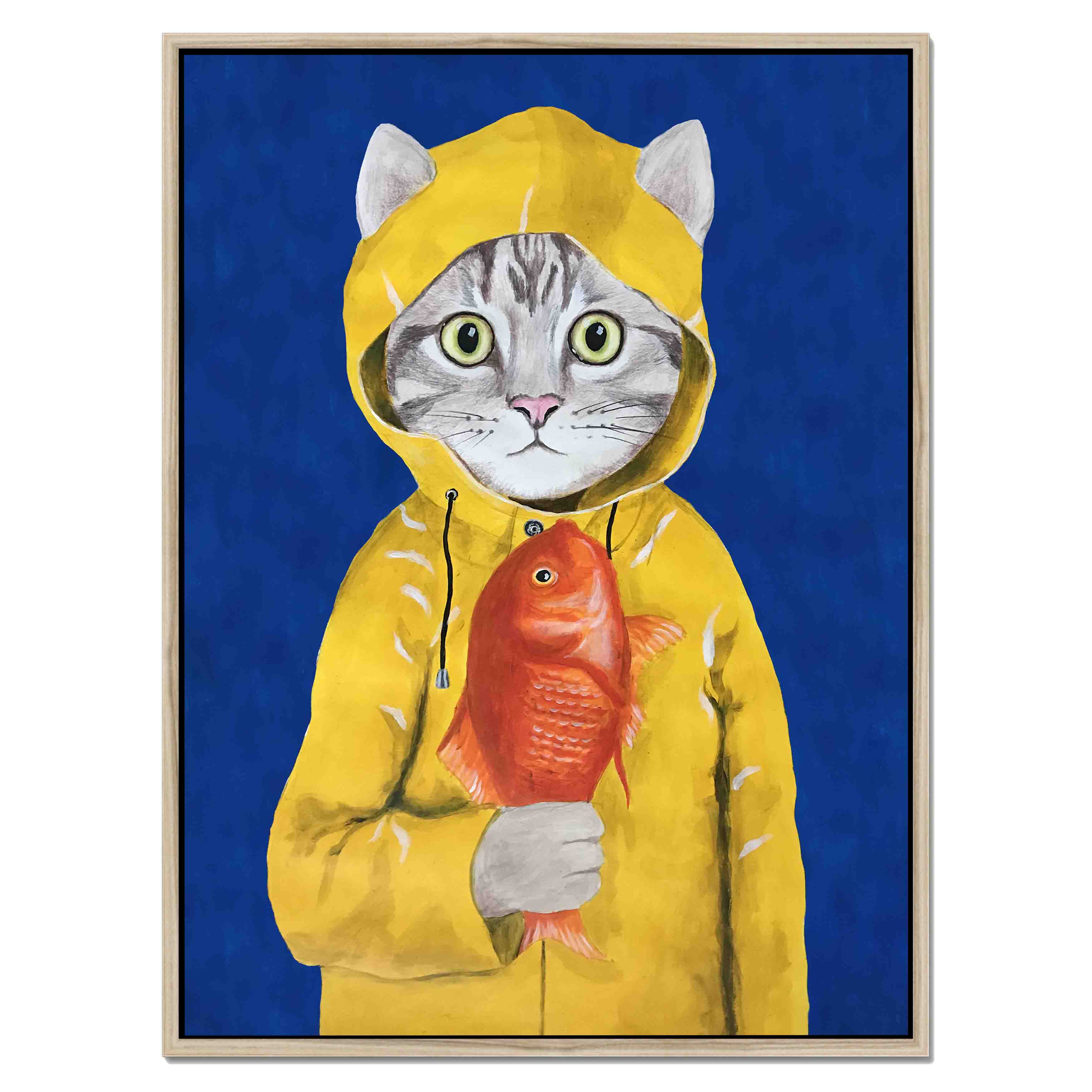 CAT WITH FISH