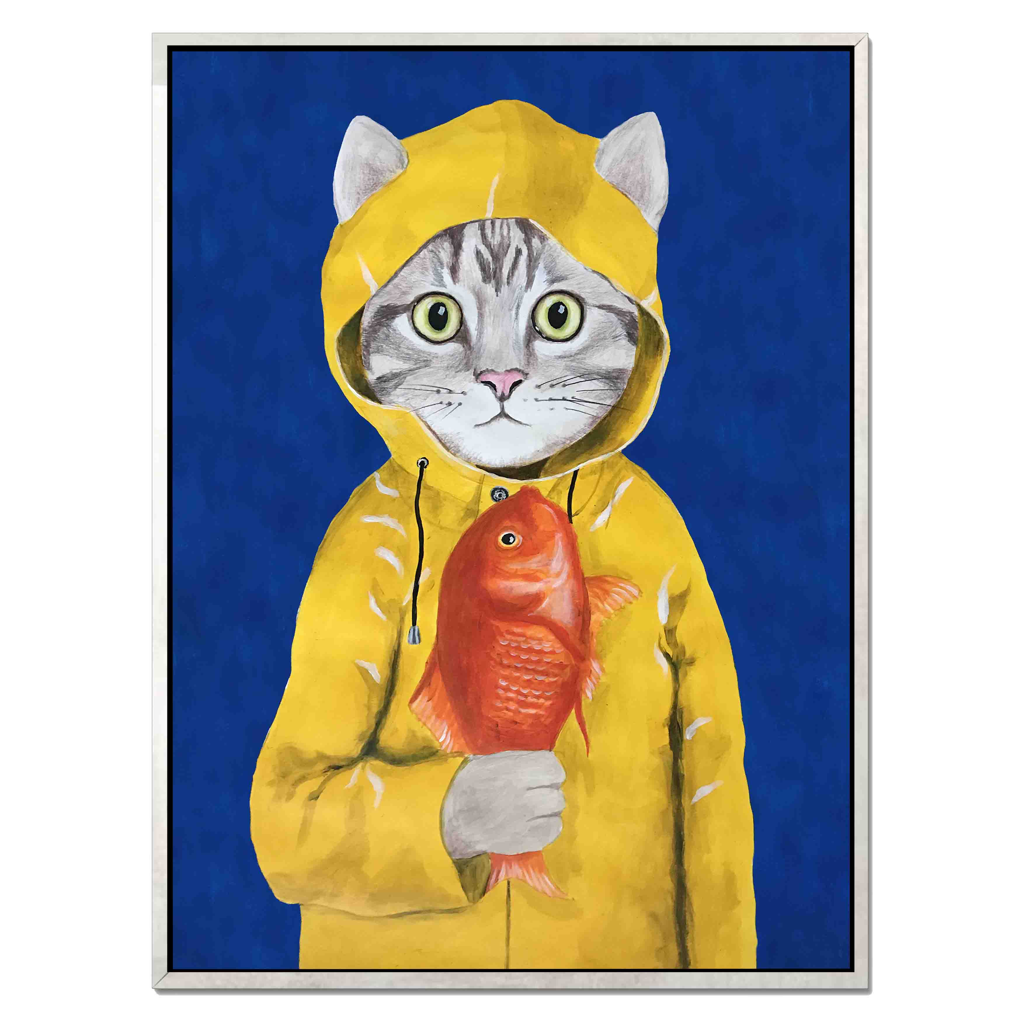 CAT WITH FISH