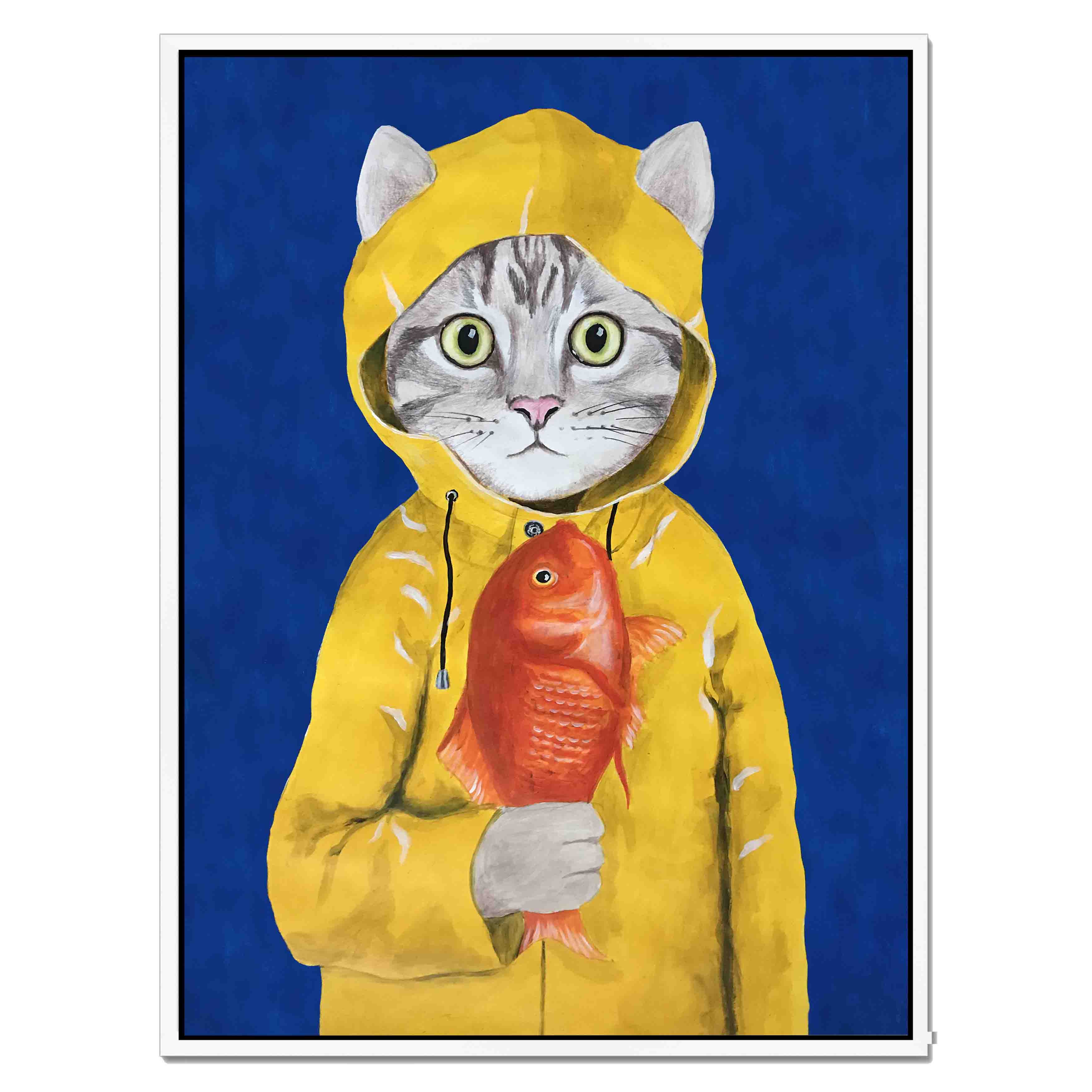 CAT WITH FISH