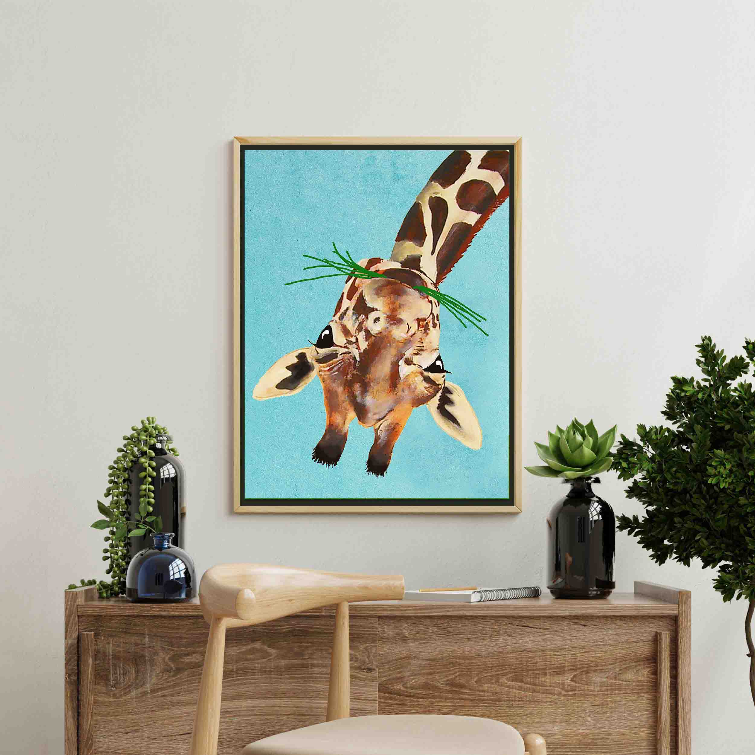 GIRAFFE UPSIDE DOWN