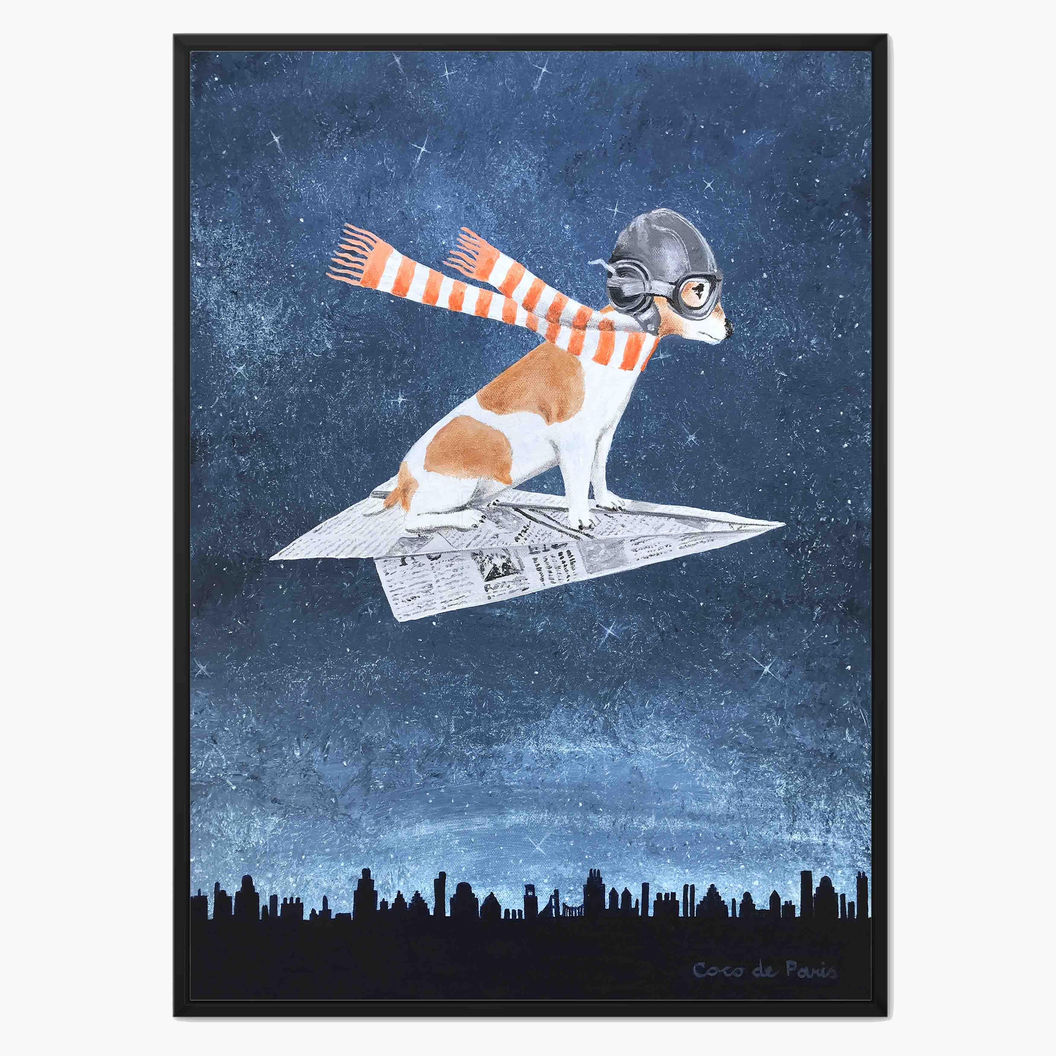 JACK RUSSELL ON PAPER PLANE