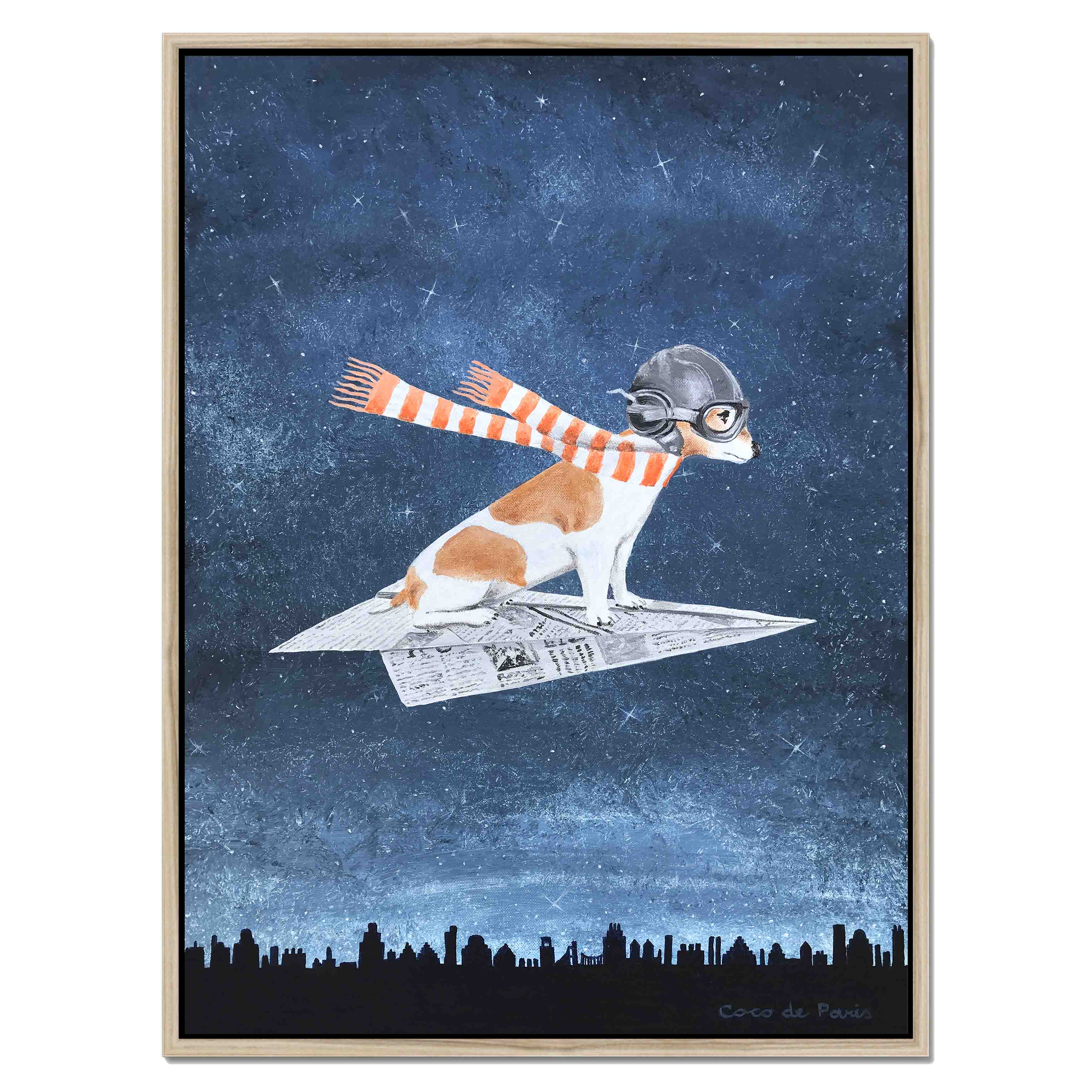 JACK RUSSELL ON PAPER PLANE