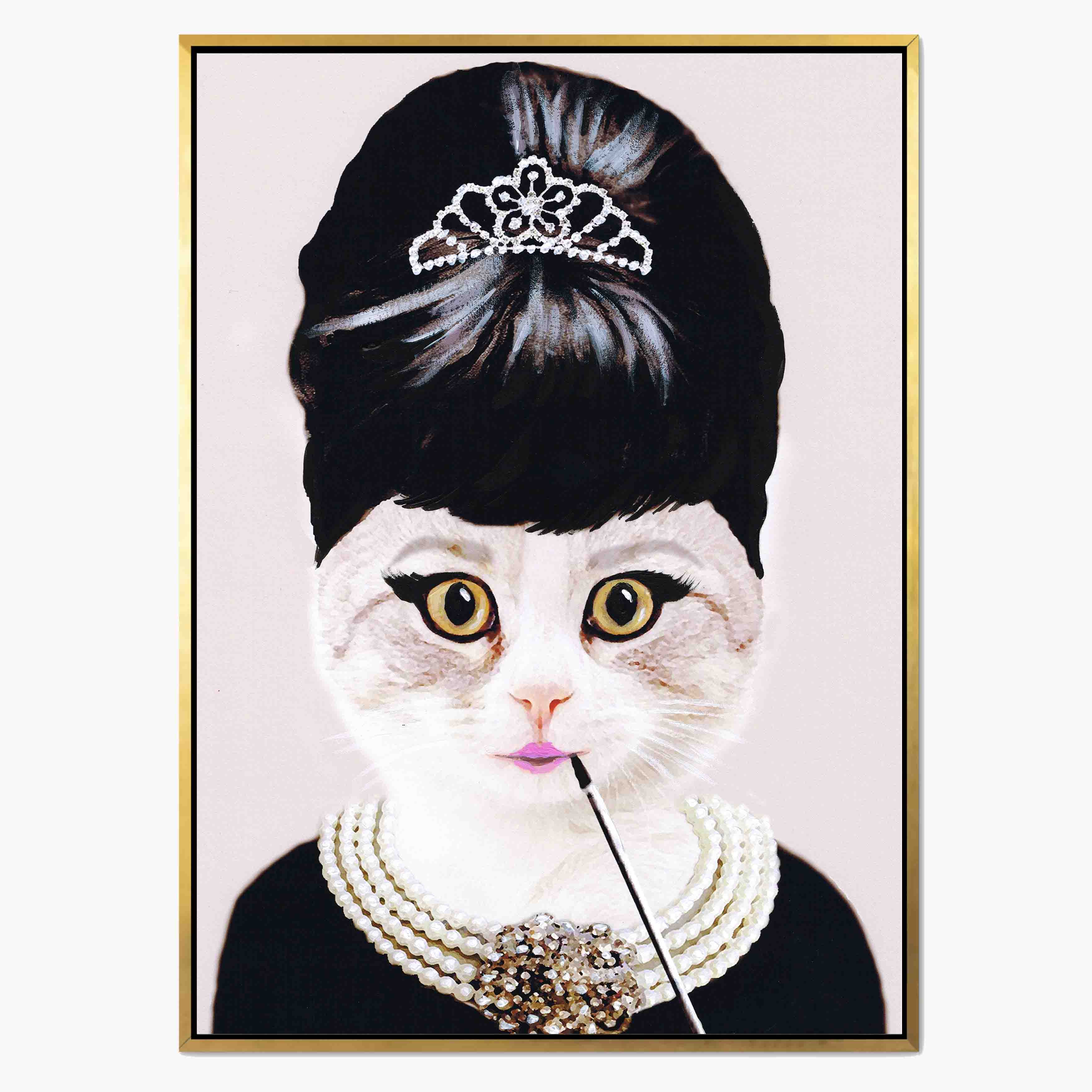 AUDREY HEPBURN CAT