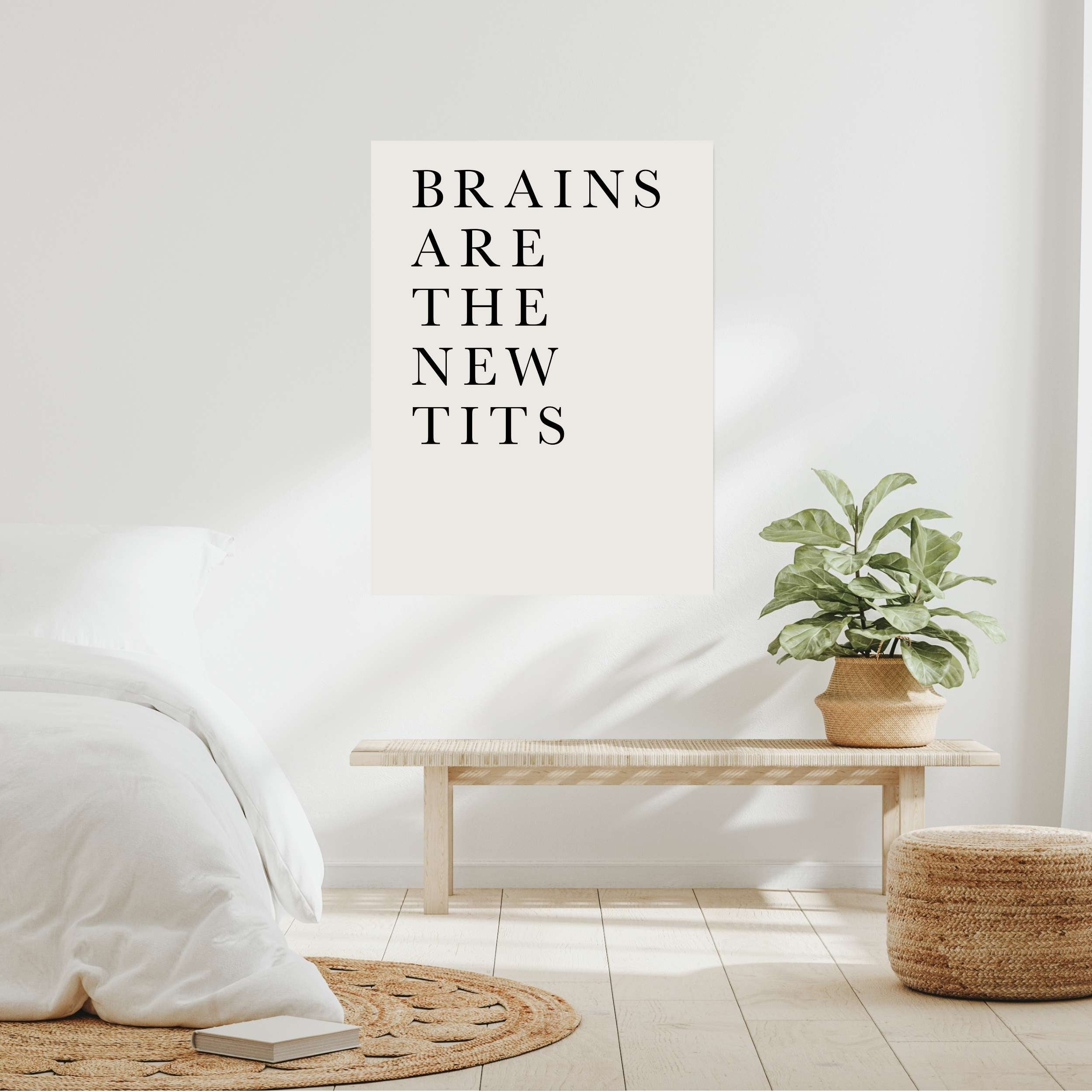 BRAINS ARE THE NEW TITS